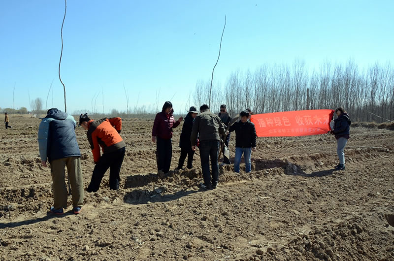 輕工供銷公司開(kāi)展“播種綠色，收獲未來(lái)”義務(wù)植樹(shù)活動(dòng)