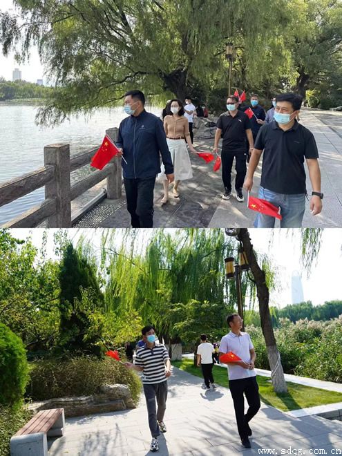 輕工供銷公司開(kāi)展“喜迎二十大 健步迎國(guó)慶”活動(dòng)