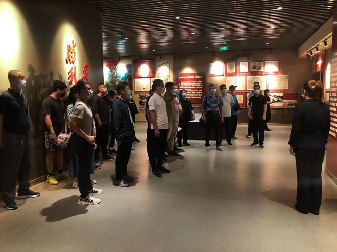 輕工供銷組織赴沂蒙紅色教育基地進(jìn)行黨史學(xué)習(xí)教育