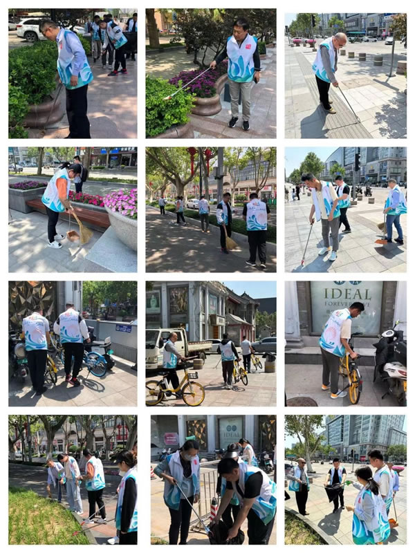 輕工供銷公司組織“黨團攜手樹先鋒，共創(chuàng)文明典范城”雙報到活動