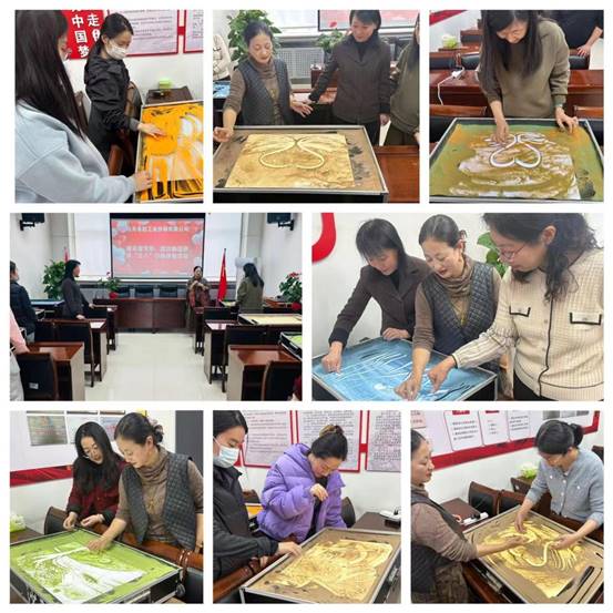 輕工供銷公司組織開展“指尖綻芳華，流沙煥溢彩”慶“三八”沙畫體驗活動