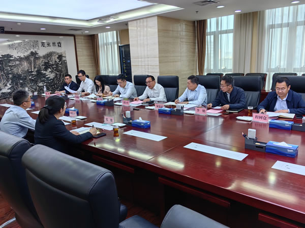 山東國投公司黨委副書記、董事、總經(jīng)理董合平督導(dǎo)輕工供銷公司治理體系建設(shè)情況