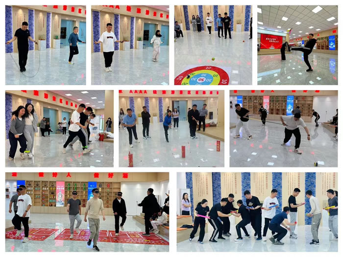 輕工供銷公司組織開展“弘揚五四精神，綻放青春風采”趣味運動會活動