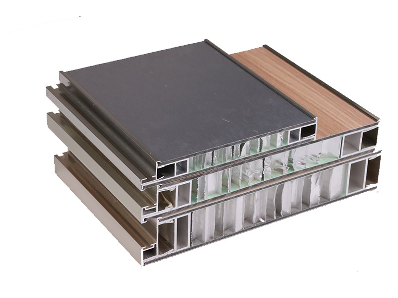 木紋不銹鋼蜂窩板-衛生間隔斷